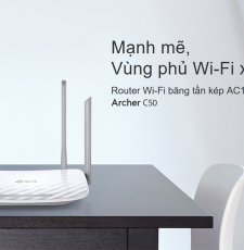 PHÁT WIFI TPLINK C50 (AC1200) 4 ANTEN